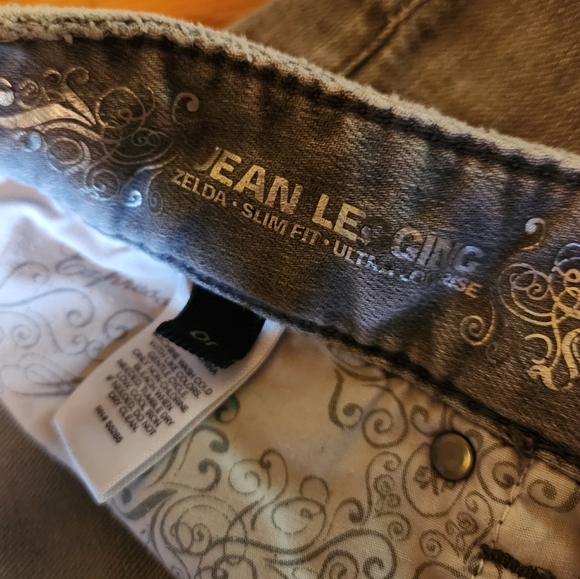 Express Jeans Women's Gray Skinny Low Rise Size 0R - Picture 3 of 7